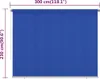vidaXL Tenda a rullo per esterni 300x230 cm Blu HDPE Anteprima dell’immagine prodotto 5