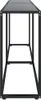 vidaXL Konsolentisch Schwarz 200x35x75,5 cm Hartglas Produktbild-Vorschau 4