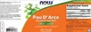 NOW Foods Pau d'Arco 500 mg (100 capsules) - Artikelnummer Productafbeelding-voorbeeld 3