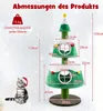 COSTWAY Arbre à chat pour Noël, adorable arbre de Noël pour Voir les images du produit 6