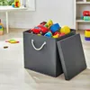 1 Stück Dunkelgrau Faltbox 30 x 30 x 30 cm Aufbewahrungsbox Produktbild-Vorschau 5