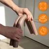 Türdichtung 90cm Braun, Zugluftstopper für Tür & Fenster, Produktbild-Vorschau 4