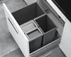 Popelnice Hailo 3301681 Allegro 430, sada 2x13 + 28 litrů, Náhled obrázku produktu 15
