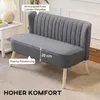 HOMCOM – dwuosobowa sofa tapicerowana, sofa podwójna, sofa Podgląd zdjęcia produktu 4