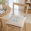 STOF Stuhlkissen Dekokissen Sitzkissen 38x38cm beige grün Produktbild-Vorschau 2