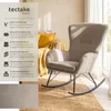 tectake® Schaukelstuhl  Swing 70 x 93 x 100 cm, Produktbild-Vorschau 2