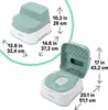Ingenuity Töpfchen 3-in-1 System - Töpfchentraining weiß Produktbild-Vorschau 9
