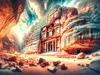 CALVENDO Puzzle Petra - Das rosa Stadtjuwel (Neues Produktbild-Vorschau 3