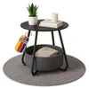 Couchtisch KOSI Schwarz aus Metall Ø 45 x 45 cm mit Produktbild-Vorschau 1