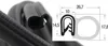 DS2 - PVC/ EPDM Kantenschutz Dichtungs Profil Gummi Produktbild-Vorschau 2