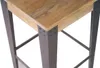 Miliboo - Industrieller Design-Hocker Metall und 65 cm Produktbild-Vorschau 3