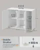 SONGMICS HOME Superschnelle werkzeuglose Montage, Sideboard Produktbild-Vorschau 6