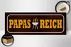 Holzschild Spruch 27x10cm Papas Reich Grill Produktbild-Vorschau 3