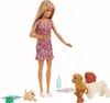 Barbie Hundesitterin Puppe und Welpen Produktbild-Vorschau 1
