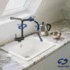 AICA Wasserhahn Faltbare 360° Drehbare Schwarz Produktbild-Vorschau 4
