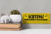 Holzschild Hinweis 27x10cm Achtung Videoüberwachung Produktbild-Vorschau 5