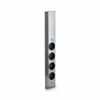 A silver, vertical power strip with four outlets and a small circular indicator light is shown against a white background. Náhled obrázku produktu