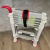 Robuste 6-stufige Teleskop-Doppeltrittleiter: Eine stabile Produktbild-Vorschau 6