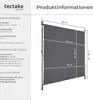 tectake® Klemmmarkise Taija verschiedene Größen Produktbild-Vorschau 5