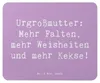 Mr. & Mrs. Panda Mouse Pad Spruch Urgroßmutter Weisheiten - Produktbild-Vorschau 1