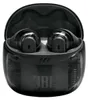 A pair of black wireless earbuds in their charging case. Anteprima dell’immagine prodotto