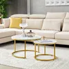 Home Heaven® Couchtisch Rund Marmor 2er Set – Runder Couch Produktbild-Vorschau 6
