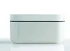 A white ice box with a black line detail, shown against a white background. Podgląd zdjęcia produktu