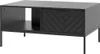 Couchtisch 104 cm breit in schwarz matt mit gefräster Front Produktbild-Vorschau 3