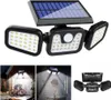 3-stranná solárna nástenná lampa so senzorom pohybu, Náhľad obrázku produktu 1