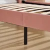 Łóżko tapicerowane Zerbaco, 90x200 cm, jednoosobowe, z Podgląd zdjęcia produktu 20