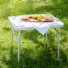 Camping Klapptisch aus Aluminium 75x55x68cm - grau Produktbild-Vorschau 8