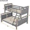 Flieks Etagenbett mit Rausfallschutz, Hochbett mit Leiter, Produktbild-Vorschau 7