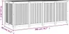 vidaXL Gartenbox 200x80x75 cm Massivholz Akazie Produktbild-Vorschau 14