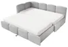 Selsey Cloudy - Lit rembourré, tissu en velours gris clair, Voir les images du produit 6