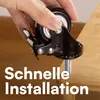 H&S 4x 50mm Möbelrollen - Roues Möbel Lenkrolle mit M10 Voir les images du produit 5
