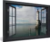 MuchoWow® MuchoWow® Gerahmtes Poster Aussicht - Wasser - Produktbild-Vorschau 1