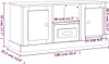 vidaXL TV-kast, betonkleur, 100x35,5x45 cm, houtvezelplaat Productafbeelding-voorbeeld 8