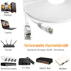 ORSEM 15m CAT 7 LAN Kabel Flach RJ45 Netzwerkkabel Ethernet Produktbild-Vorschau 8