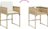 13-tlg. Garten-Essgruppe mit Kissen Beige Poly Rattan Produktbild-Vorschau 9