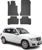 2008-2015 Mercedes GLK Klasse X204 Fußmatten Gummi Schwarz Produktbild-Vorschau 1