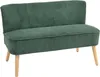 Sofa dwuosobowa HOMCOM, mała sofa dwuosobowa z wykończeniem Podgląd zdjęcia produktu 1
