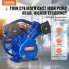 VEVOR Luftkompressor-Pumpenkopf, 3 PS, 6,25 CFM bei 90 PSI, Produktbild-Vorschau 2