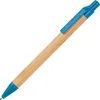 10 Kugelschreiber aus Weizenstroh und Bambus / Farbe: blau Produktbild-Vorschau 4