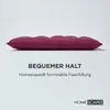 HOMESCAPES set di 6 cuscini per sedia 40x40 cm rosso vino - Anteprima dell’immagine prodotto 4