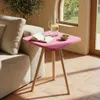 Carenza Home Beistelltisch Rosa 34x45 cm Holzbeine Produktbild-Vorschau 4