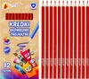 Shan Rote dreieckige Bleistifte 12 Stück Produktbild-Vorschau 1