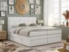 Boxspringbett mit Kopfteil und Topper, Polsterbett - Produktbild-Vorschau 1