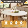 Okrúhly rozťahovací stôl kuchynský stôl 90-120 cm, 4-8 osôb Náhľad obrázku produktu 5