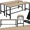 2 Sitzbänke Fairfield - Industrial Holz hell, Eiche Sonoma Produktbild-Vorschau 1
