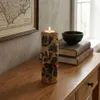 ŚWIECZNIK OKRĄGŁY 20cm, drewniany DECOUPAGE Podgląd zdjęcia produktu 7
